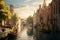 Enchanting scene of the historic city of Bruges