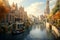 Enchanting scene of the historic city of Bruges
