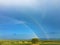 Enchanting scenery, rainbow, colours and nature in France