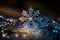 Enchanting Snowflake - AI Generated Macro Photography Illustration 007