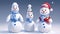 Enchanting Snowman, Heartwarming Christmas Scene