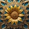 Enchanting Sunflower Symmetry
