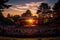 Enchanting Sunset at Majestic Open-Air Amphitheater