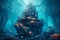 Enchanting Underwater Cityscape Fantasy. Generative AI