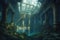 Enchanting Underwater World: Sunken Palace & Mermaids in Ultra HD