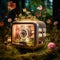 Enchanting Vintage Radio Transformed into a Whimsical Musical Instrument