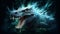 Enchanting Wilderness: Mystical Patronus of a Majestic Crocodile Emerges