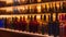 Enchanting Wine Symphony: Bokeh Elegance Amidst Bottled Splendor