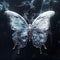 Enchanting Winter Magic: Snowy Fantasy Snow Butterfly - Artistic Masterpiece