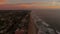 Encinitas Aerial Cliffside Sunset