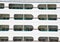 Enclosed Balconies on White Cruise Ship