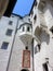 Enclosed public courtyard in Salzburg, Austria