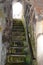 Enclosed staircase in fortress on St Helena island