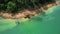 Encounter with a family of wild elephants in Khao Sok national park, on the Cheow lan lake in Surat Thani, Thailand