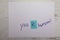 Encouraging message hand written on white paper you are awesome background