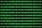 Encrypted binary ASCII computer code on black background. Green binary code computer