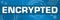 Encrypted Blue Technology Binary Background
