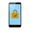Encrypted data in the smartphone
