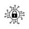 Encryption cyber security icon
