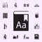 encyclopedia icon. Library icons universal set for web and mobile