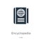 Encyclopedia icon vector. Trendy flat encyclopedia icon from logo collection isolated on white background. Vector illustration can