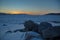 End of navigation in the Nagaevskaya Bay, Sea of Okhotsk.