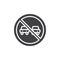 The end of prohibition of overtaking road sign icon vector