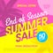 End of Season Summer Sale banner