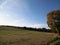 End of summer - autumn trees and fields. Mechelinki, Poland