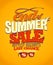 End of summer sale poster - hottest discounts