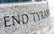 End Tyranny in Granite