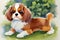 Endearing Baby Cavalier King Charles Portrait