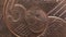 Endless 5 Euro Cent Coin Spiral Zoom