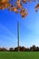 Endless Column by Constantin BrÃ¢ncuÈ™i artistic view in autumn. Cultural tourism destination