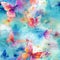 Endless Flight: Watercolor Butterflies in Seamless Artistry