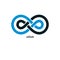 Endless Infinity Loop vector symbol, conceptual logo special design.