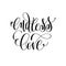 Endless love - hand lettering romantic quote