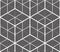 Endless monochrome symmetric pattern, graphic design. Geometric