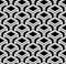 Endless monochrome symmetric pattern, graphic design. Geometric