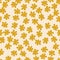 Endless Pattern Spring Flowers Set Sail Champagne, Fortuna Gold Colors