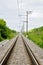 Endless railway track