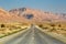 Endless road driving drive travel traveling desert landscape no limit loneliness infinite distance