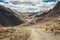 Endless road Leh-Manali in Indian Himalaya Mountain