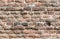 Endless seamless pattern of old brick wall