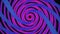 Endless spinning revolving spiral, hypnotizing effect, seamless loop. Animation. Abstract bright helix in purple and
