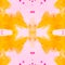 Endless Summer Pink Spanish Mosaic. Yellow Fruit