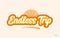 endless trip orange color word text logo icon