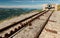 Endpoint of a rack railway on the top of a mountain