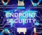 Endpoint Security Safe System Protection 3d Illustration