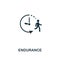 Endurance icon. Premium style design from fitness icon collection. Pixel perfect Endurance icon for web design, apps